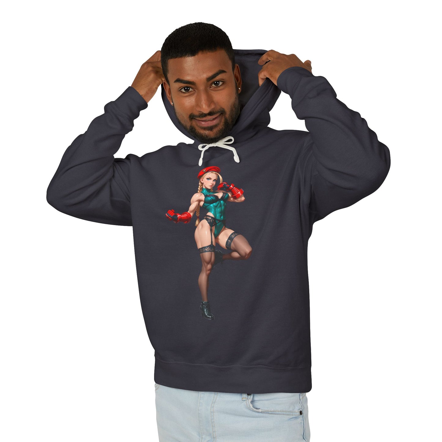 Cammy White Hoodie | Street Fighter Gamer Hoodie | Anime Waifu Grafik-Pullover