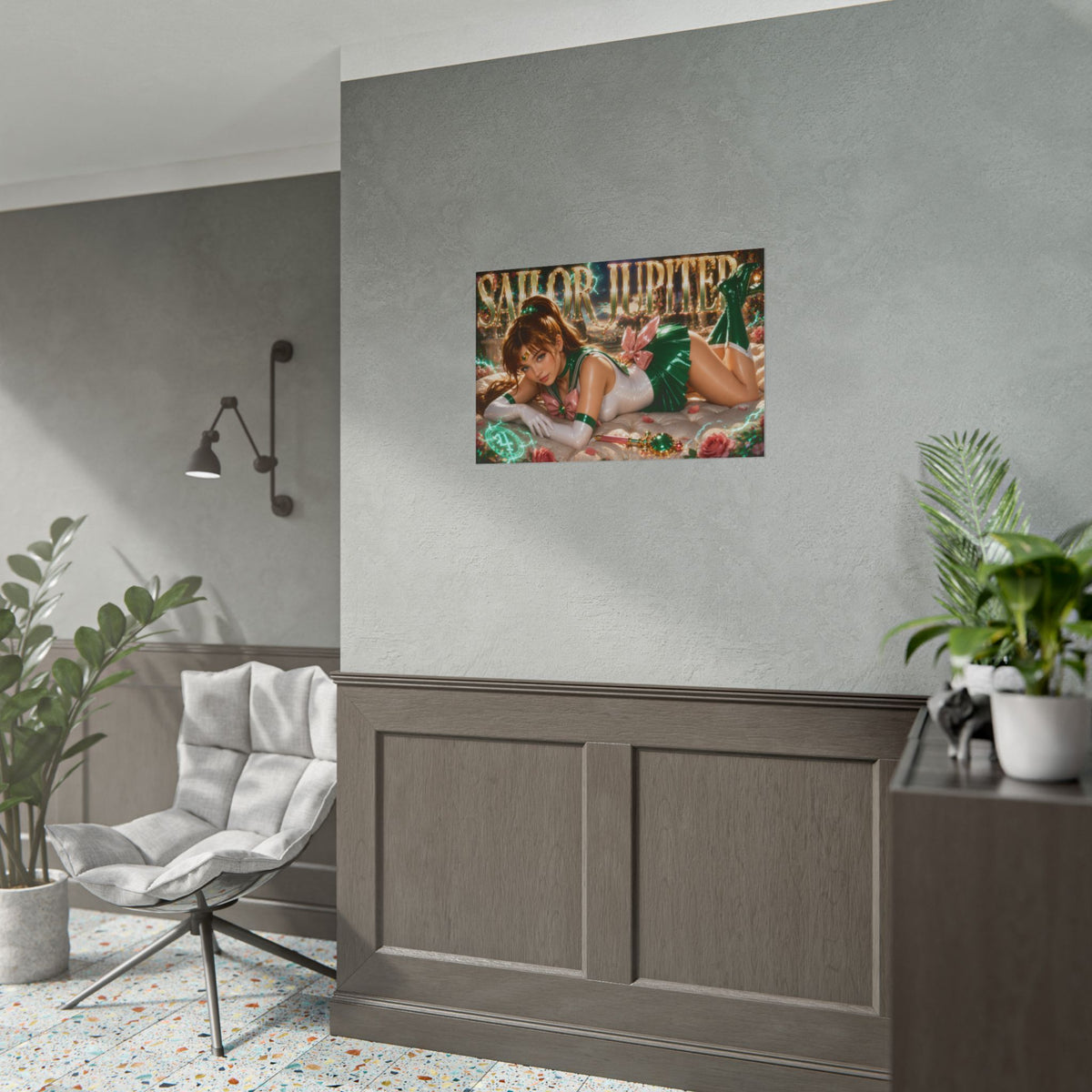 Anime Room Decor Sailor Jupiter Sailor Moon Poster Wall Art Character Print
