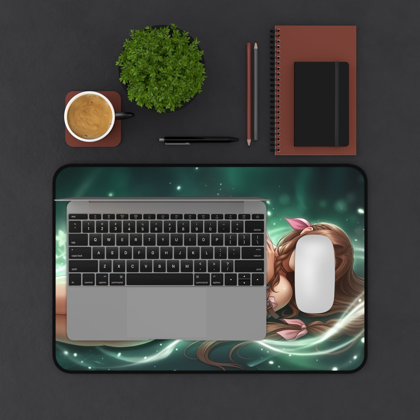 Final Fantasy Mouse Pad, Aerith Desk Mat, Anime Decor