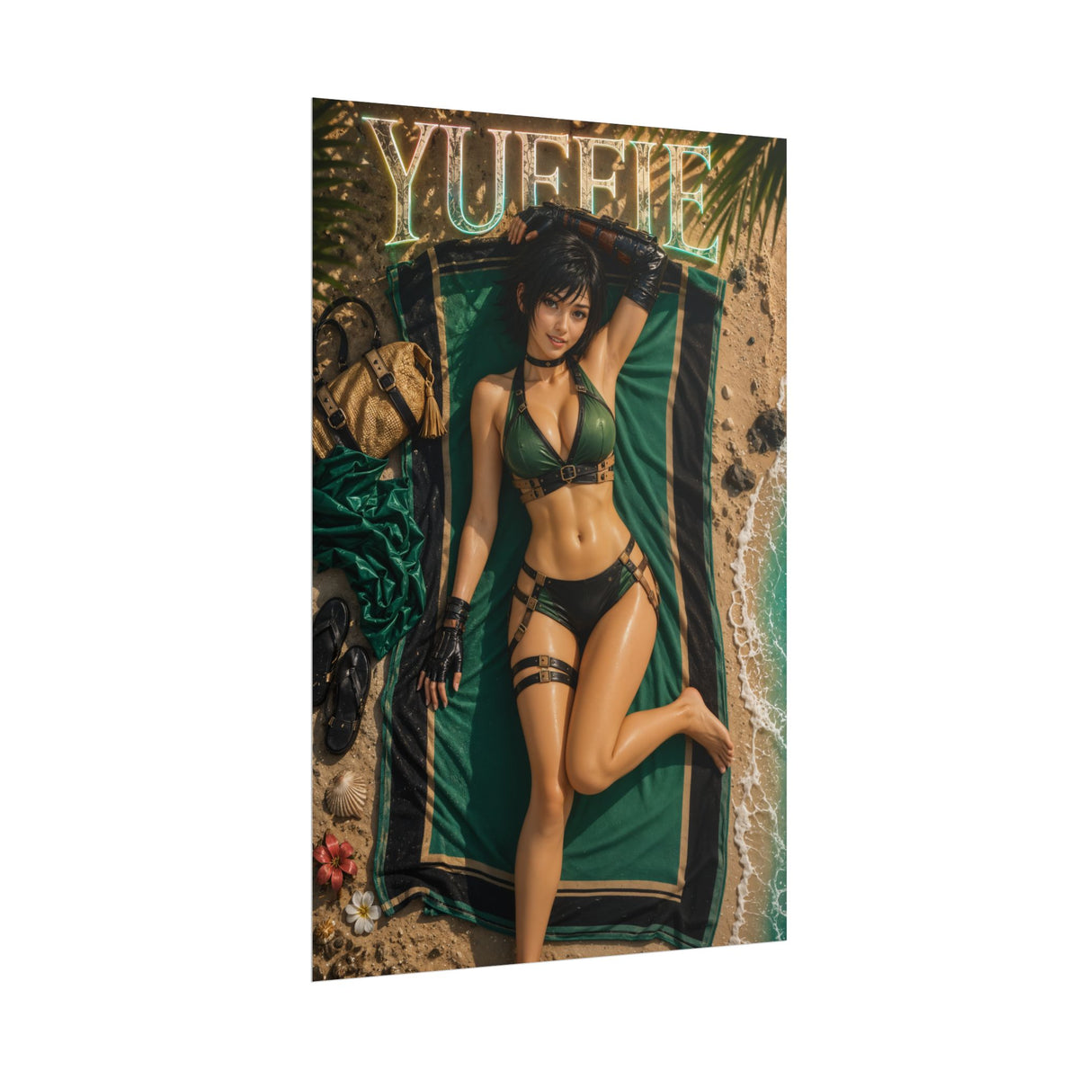 Yuffie Kisaragi Gaming Poster Wall Art Gamer Room Decor Collectible Print