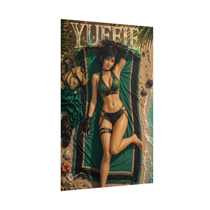 Yuffie Kisaragi Gaming Poster Wall Art Gamer Room Decor Collectible Print