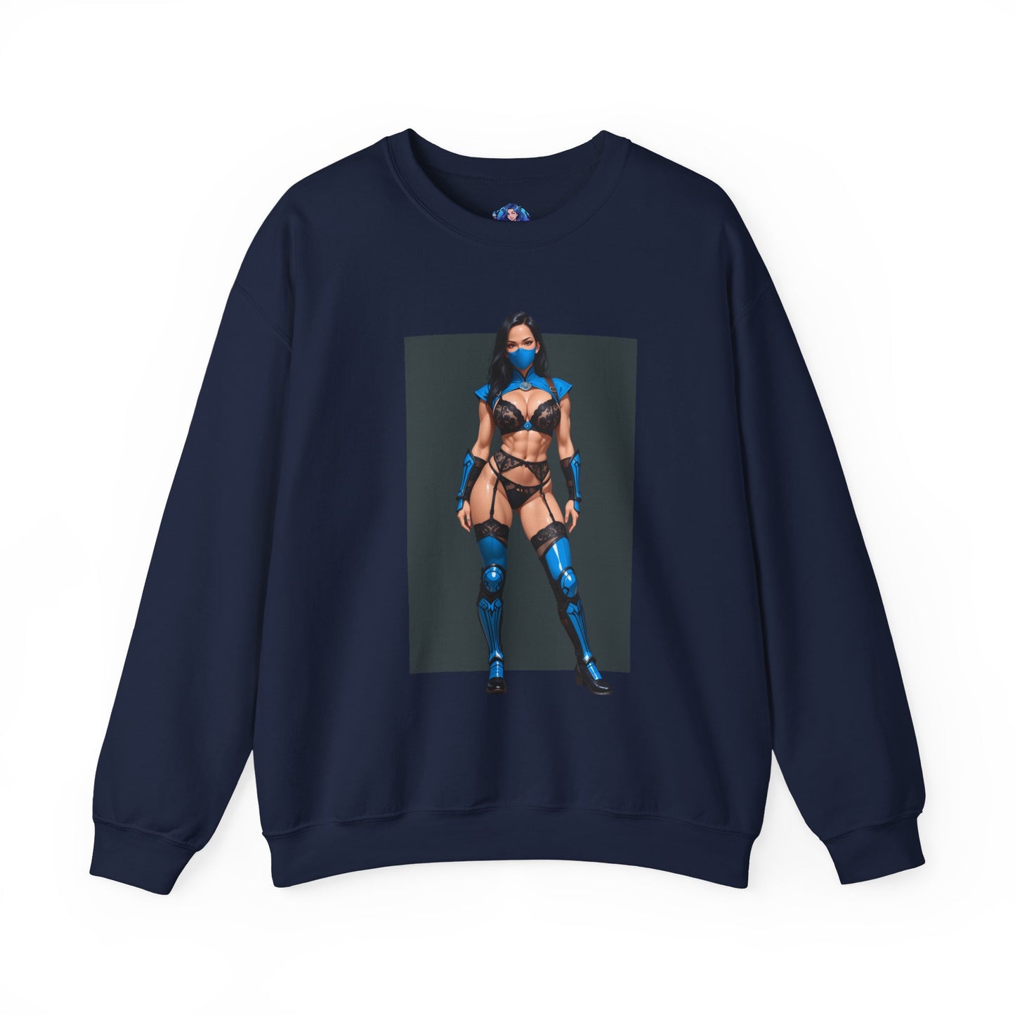 Толстовка Kitana Mortal Kombat, топ Edenian Warrior Crewneck, затишний ігровий вуличний одяг для колекціонерів