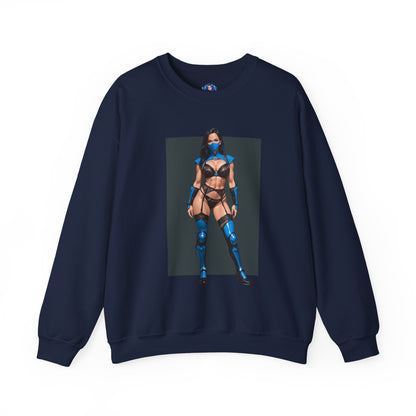 Толстовка Kitana Mortal Kombat, топ Edenian Warrior Crewneck, затишний ігровий вуличний одяг для колекціонерів