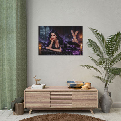 Yennefer Poster, Fantasy Wall Art, Witcher Print, Gamer Decor