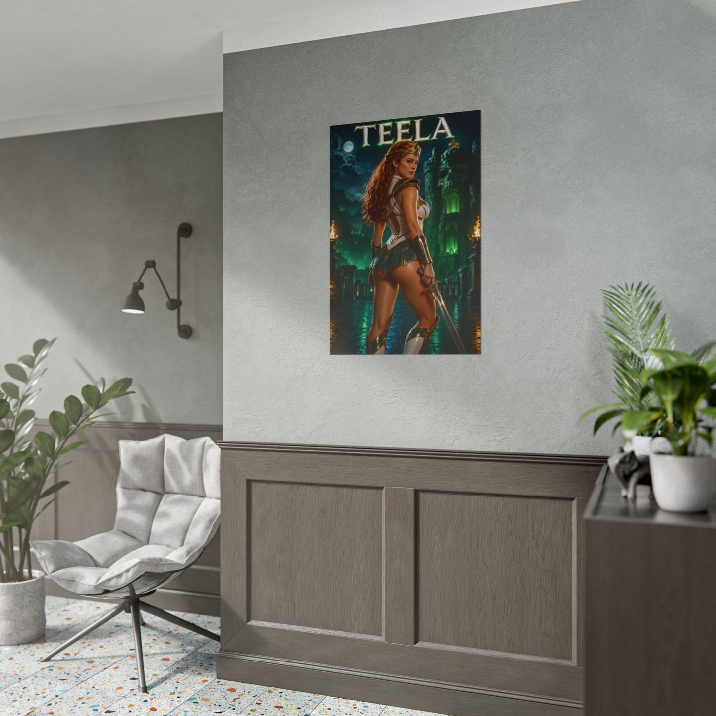 Teela He Man Masters Universe Wall Art Poster Print Decor