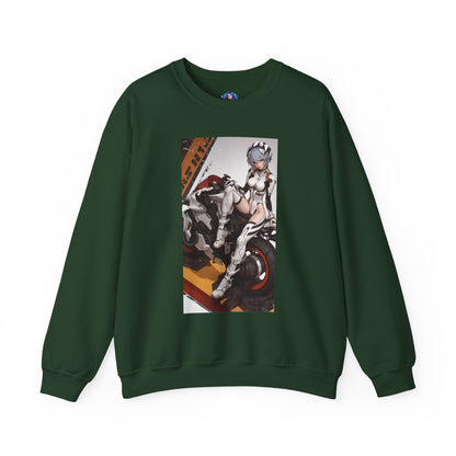 Rei Ayanami Sweatshirt, Evangelion Crewneck, Minimalist Anime Streetwear for Fans