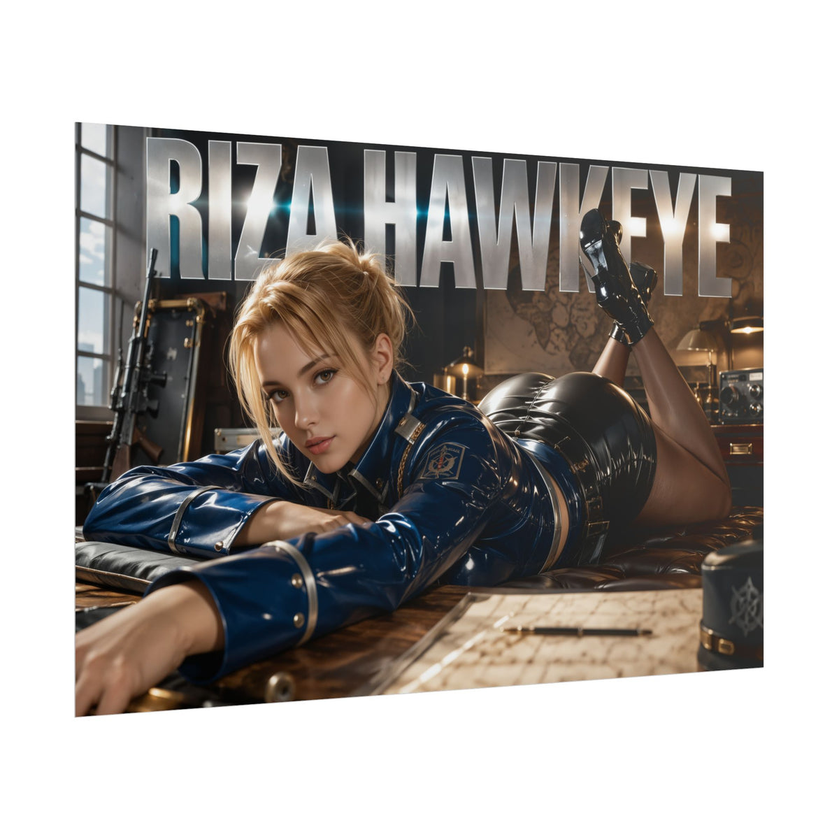 Riza Hawkeye Fullmetal Alchemist Anime Poster Wall Art Character Room Decor