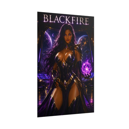 Blackfire DC Comics Teen Titans Poster Superhero Wall Art Print