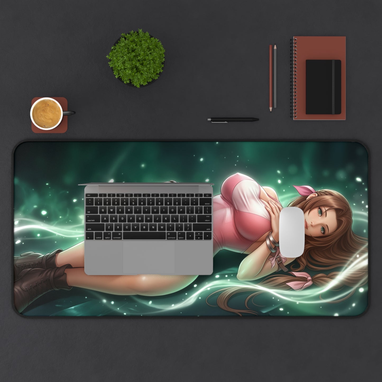 Final Fantasy Mouse Pad, Aerith Desk Mat, Anime Decor