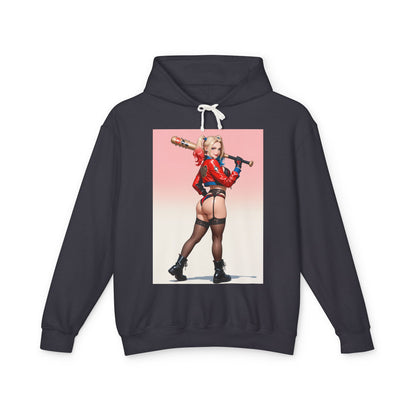 Harley Quinn Hoodie | Gothic Gotham Hoodie für DC-Fans | Waifu Villain Pullover