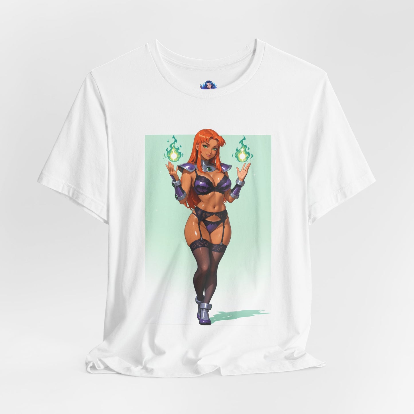 Starfire-T-Shirt | DC-Heldin-Shirt für Gamer &amp; Anime-Fans | Cosmic Waifu-Shirt