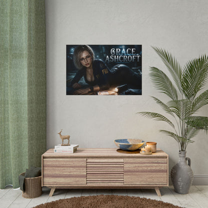 Grace Ashcroft Gaming Poster Wall Art Gamer Room Decor Collectible Print