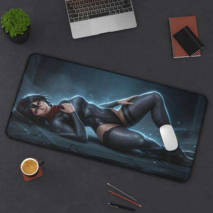 Attack on Titan Mouse Pad, Mikasa Desk Mat, Gamer Gift XXL