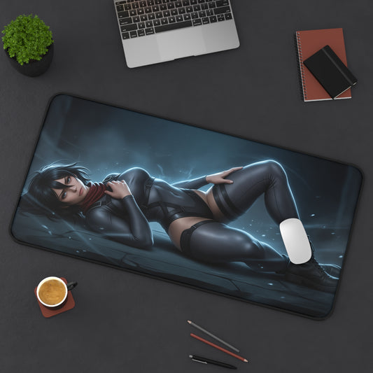 Attack on Titan Mouse Pad, Mikasa Desk Mat, Gamer Gift XXL