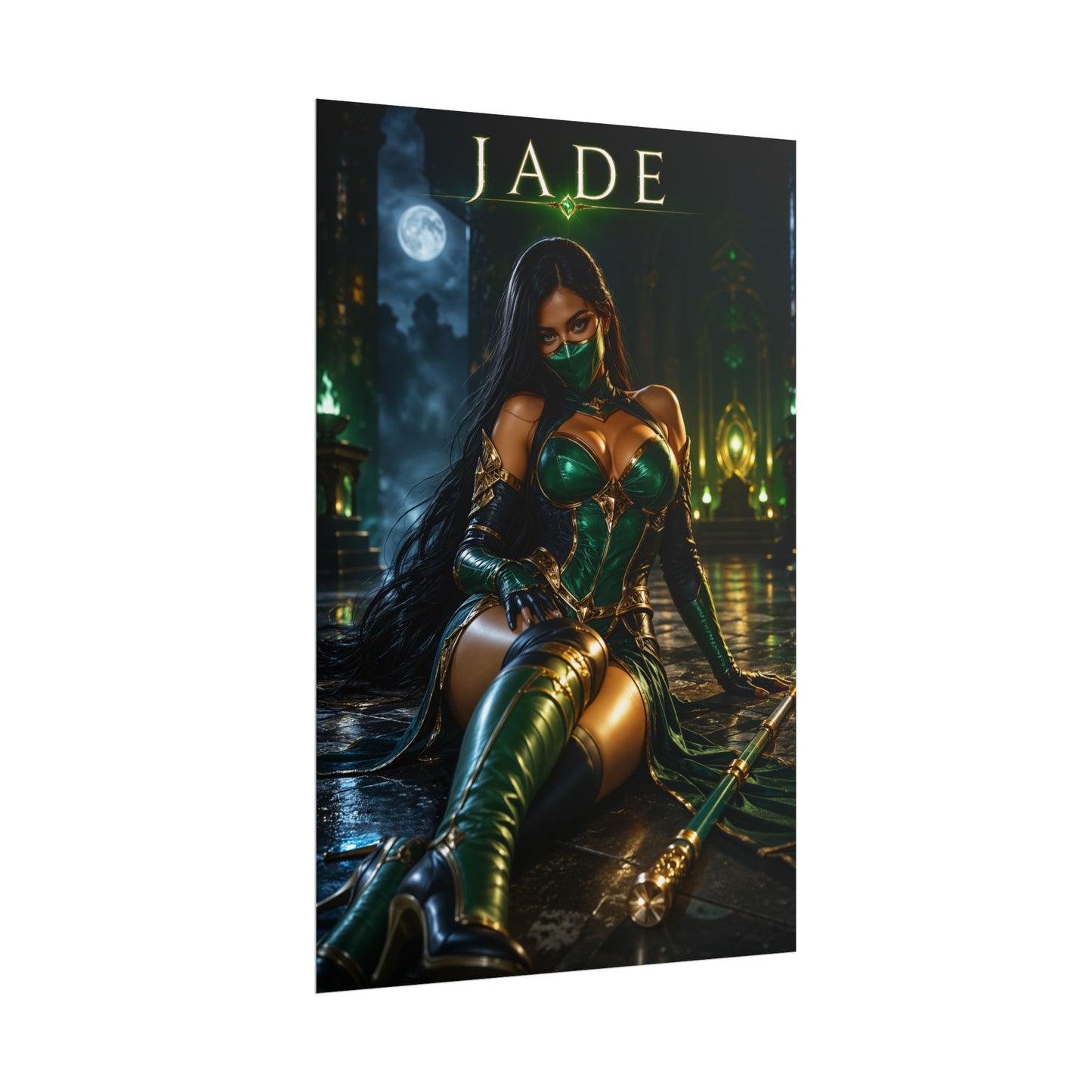 Mortal Kombat Jade Poster Fighting Game Wall Art Print Decor