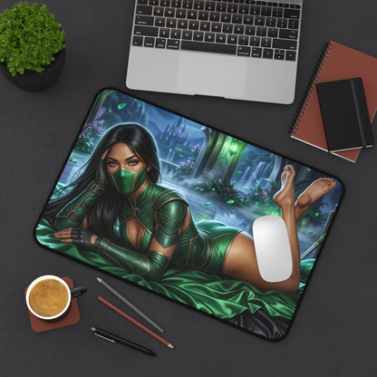 Mortal Kombat Mouse Pad, Jade Desk Mat, Gamer Gift XXL