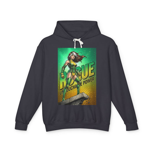 Rogue Hoodie | Marvel Superhero Hoodie | Power Absorber Pullover - women's graphic pullover featuring Rogue power-absorber art