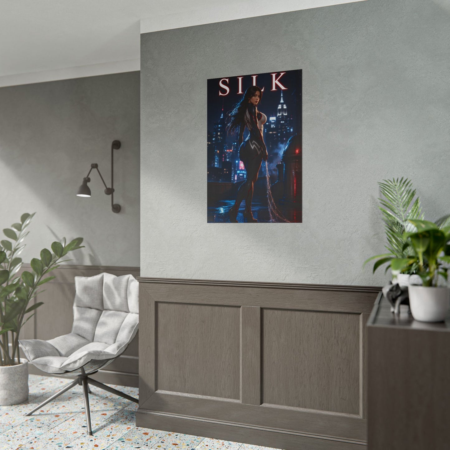 Silk Marvel Spider Verse Poster Superhero Wall Art Print