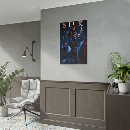 Silk Marvel Spider Verse Poster Superhero Wall Art Print