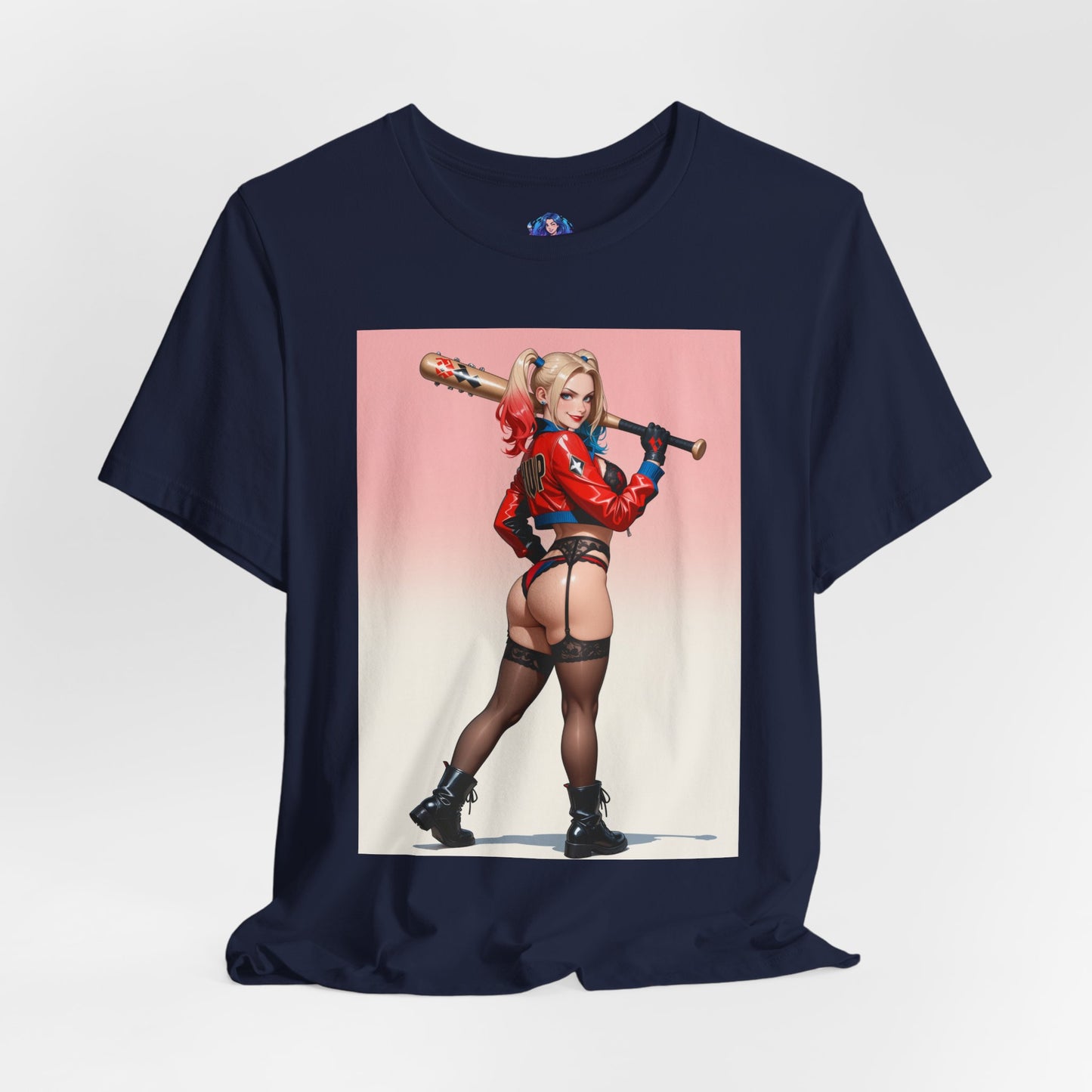 Harley Quinn T-Shirt | DC Comics Waifu-Shirt für Gamer &amp; Fans | Sexy Clown-Girl-Shirt
