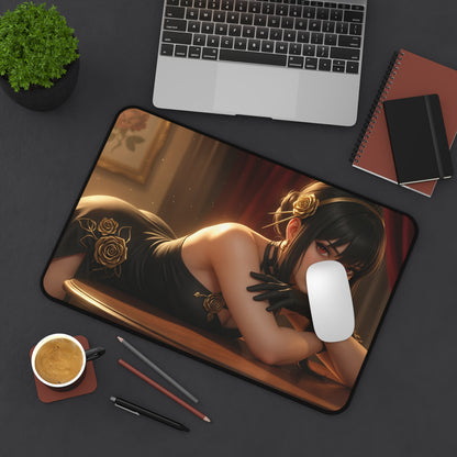 Yor Forger Gaming Mouse Pad, Spy x Family Desk Mat, Anime Heroine Setup