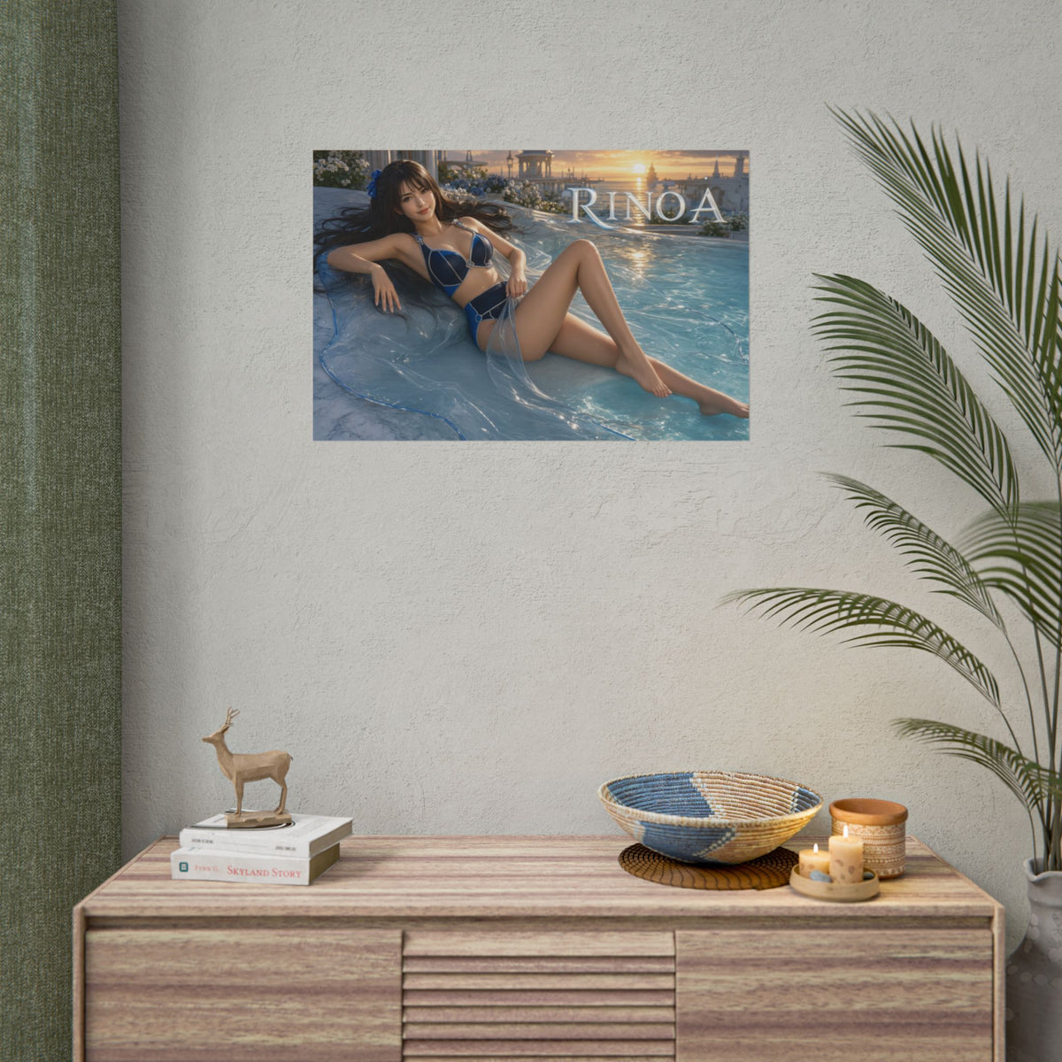 Fantasy Wall Art Rinoa Heartilly Poster Room Decor Collector Gift Art Print