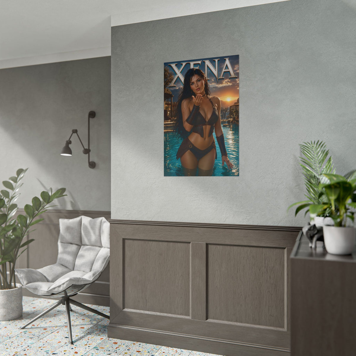 Xena Character Poster Warrior Princess Fantasy Room Wall Decor Collectible Art