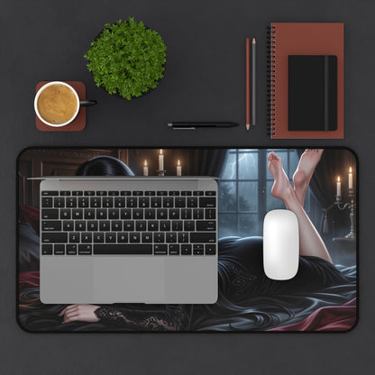 The Addams Family Mouse Pad, Morticia Desk Mat, XXL Pad