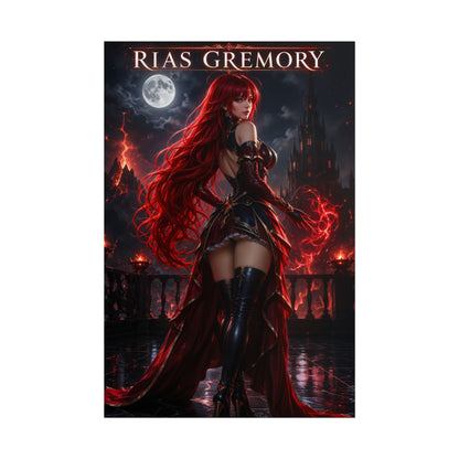 High School DxD Rias Gremory Poster Anime Wall Art Print
