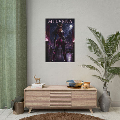 Mileena Mortal Kombat Poster MK Gaming Wall Art Print Decor