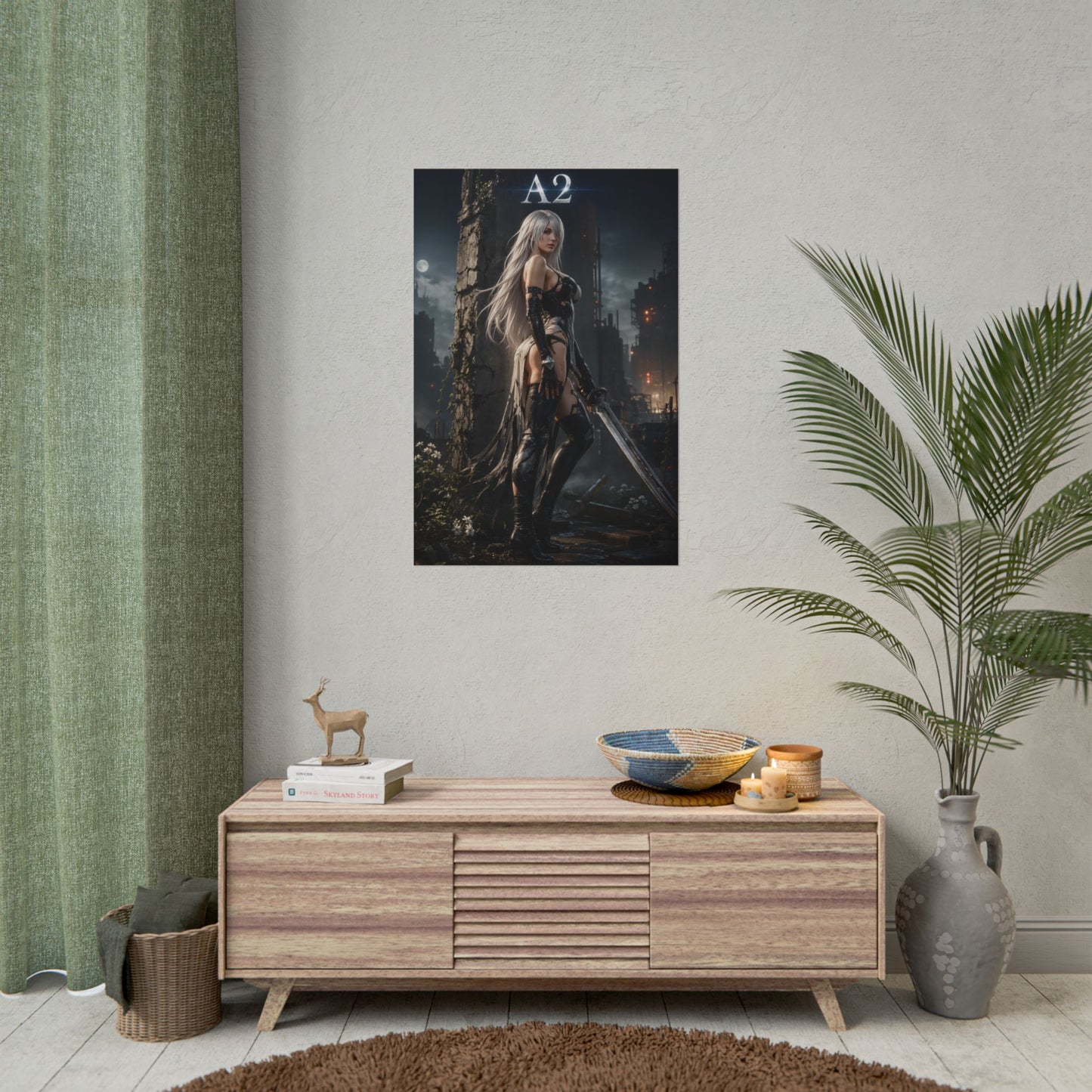NieR Automata A2 Android Poster Video Game Wall Art Print