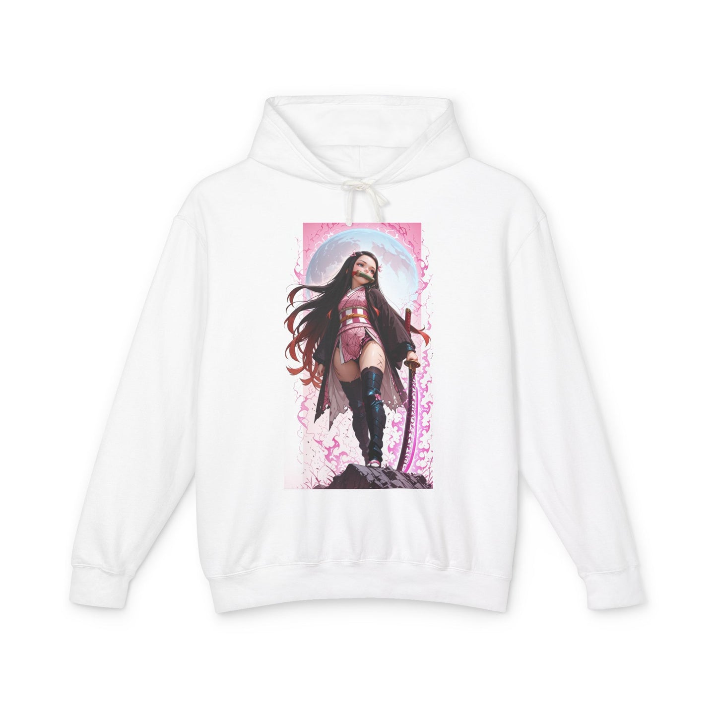 Nezuko Kamado Hoodie | Anime Demon Hoodie | Demon Slayer Warrior Pullover