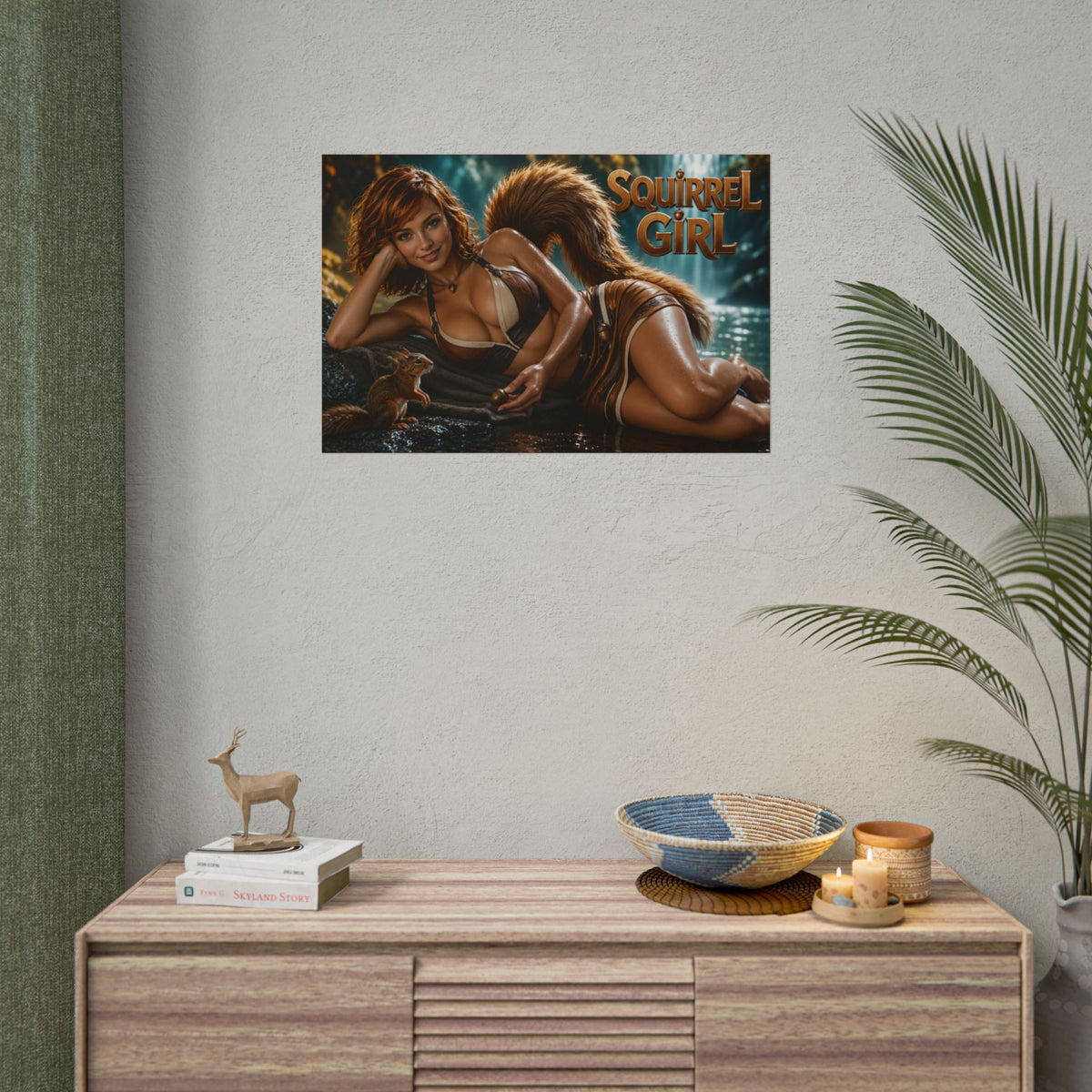 Squirrel Girl Comic Poster Character Wall Art Collector Room Decor Art Print