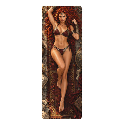 Red Sonja Exercise Fitness Yoga Mat Non Slip Workout Mat 24x72