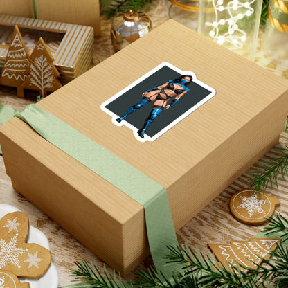 Kitana-Aufkleber – Ninja-Krieger-Vinylaufkleber für Laptops und den Innenbereich