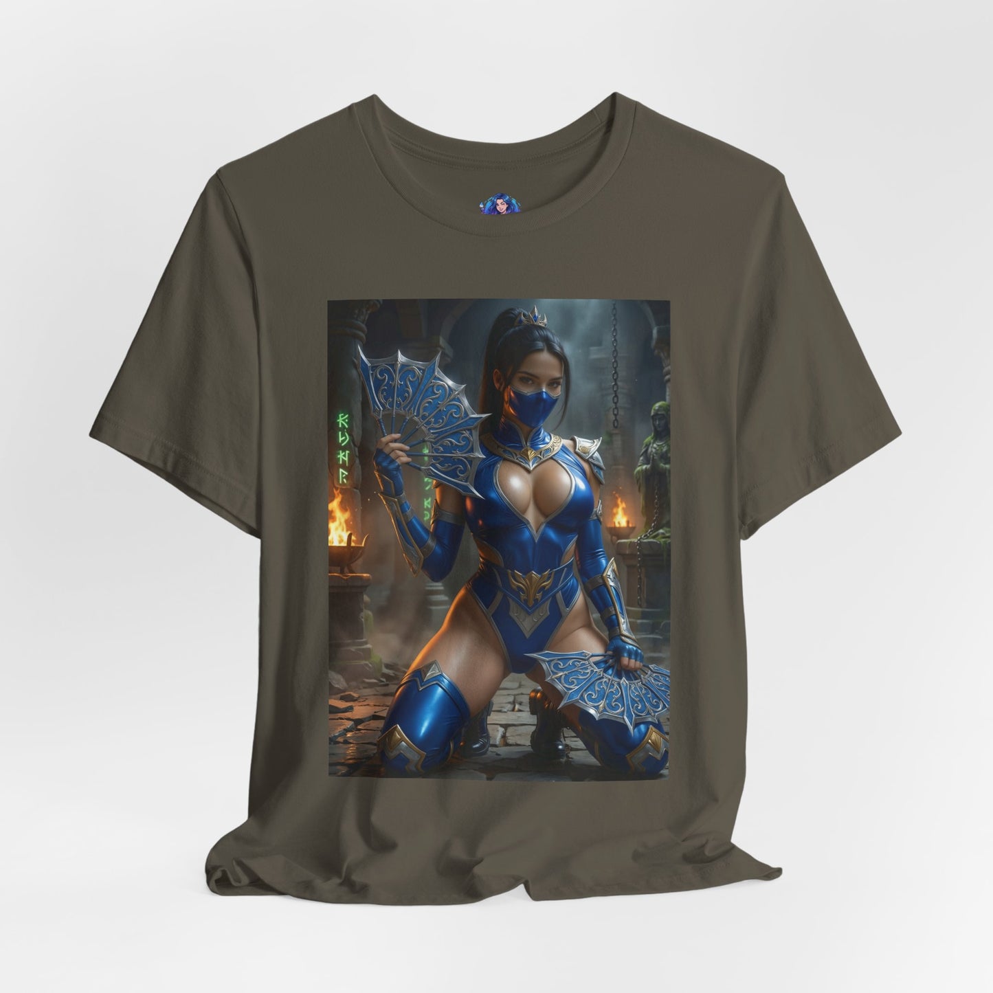 Kitana Mortal Kombat T-Shirt | Kampfspiel-Shirt für Gamer &amp; Anime-Fans