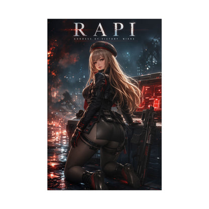 Rapi NIKKE Poster, Goddess of Victory Wall Art, Gaming Print Decor