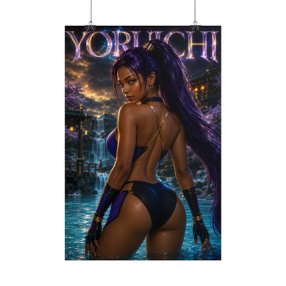 Yoruichi Character Poster Bleach Anime Room Wall Decor Collectible Art Print