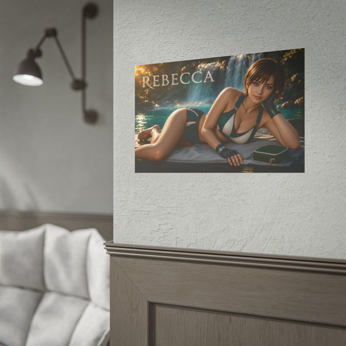 Rebecca Chambers Character Poster Gaming Setup Wall Decor Collector Print