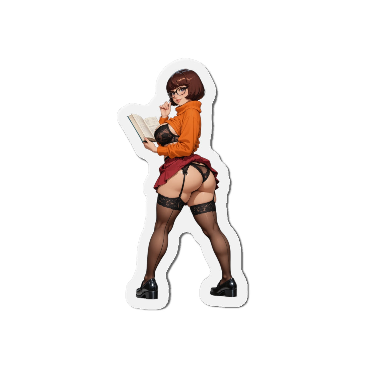 Velma Scooby-Doo Magnet – Magnet für nerdiges Anime-Mädchen, süße Kühlschrankdekoration