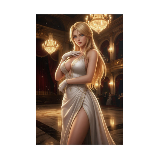 Helena Douglas Dead or Alive Poster Fighter Woman Wall Art Blonde Girl Print Martial Artist Character Gaming Room Decor Gift