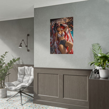 Gaming Wall Art Kiriko Overwatch Poster Bedroom Game Room Decor Art Print