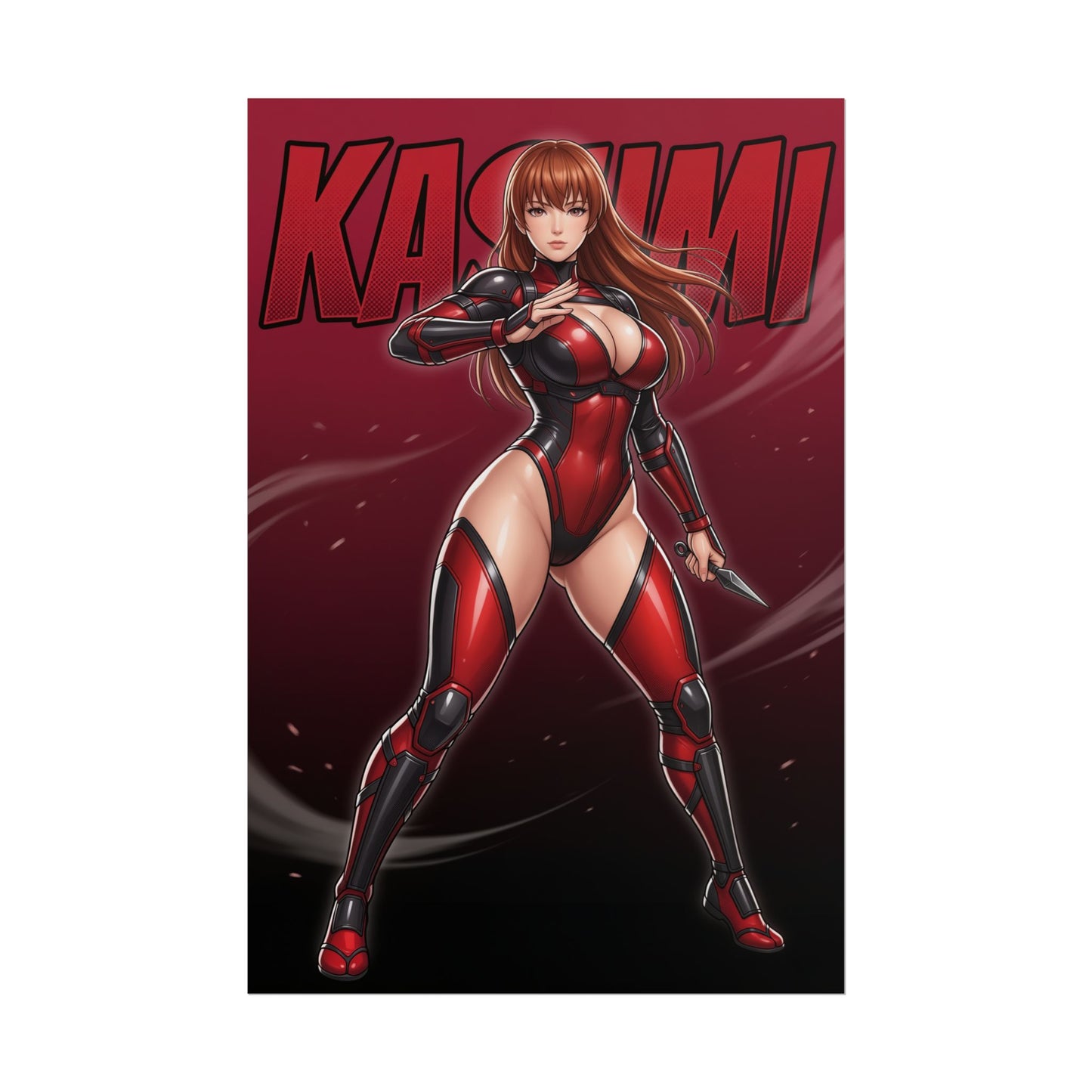 Kasumi Dead or Alive Poster, Dead or Alive Wall Art Print, Ninja Girl Decor, Fighting Game Wall Art, Gamer Gift