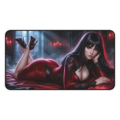 Vampirella Mouse Pad, Horror Desk Mat, Gamer Gift XXL