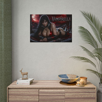 Vampirella Character Poster Comic Style Wall Decor Bedroom Collector Gift