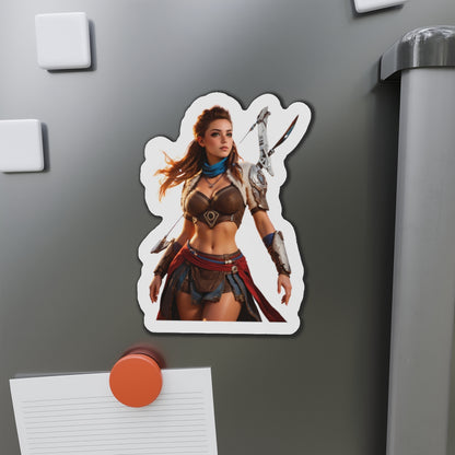Aloy-Magnet – Horizon Gaming Kühlschrankmagnet, Fantasy-Heldin-Anime-Dekoration