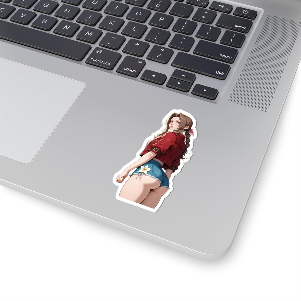 Aerith Sticker – Fantasy Game Vinyl Sticker for Laptops, Journals & Indoor Decor