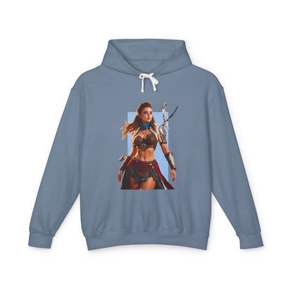 Aloy Hoodie | Fantasy-Jägerin-Hoodie | Anime-Kriegerinnen-Pullover
