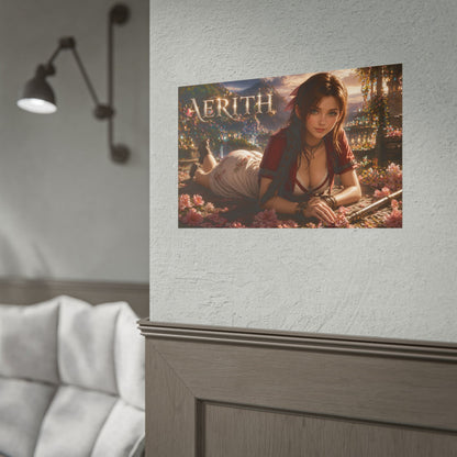 Fantasy Wall Art Aerith Gainsborough Poster Room Decor Collector Gift Art Print