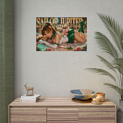 Anime Room Decor Sailor Jupiter Sailor Moon Poster Wall Art Character Print